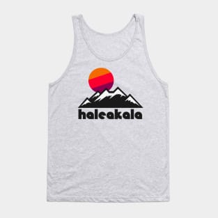 Retro Haleakala ))(( Tourist Souvenir National Park Design Tank Top